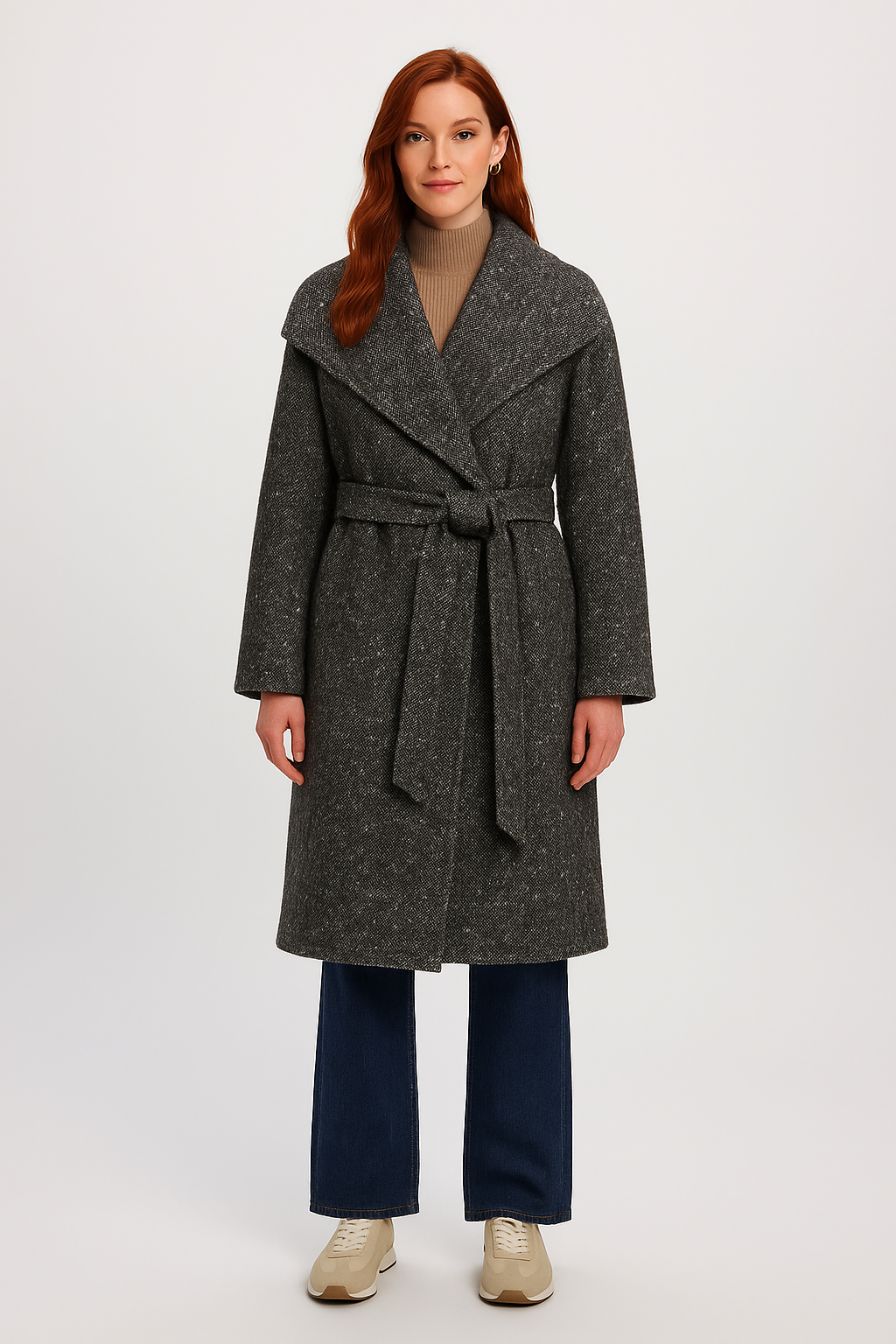 【新品未使用】Na.e Wool&Silk&Cashmere Coat Lena-T Long Length Vegan Wool Coat | Noize