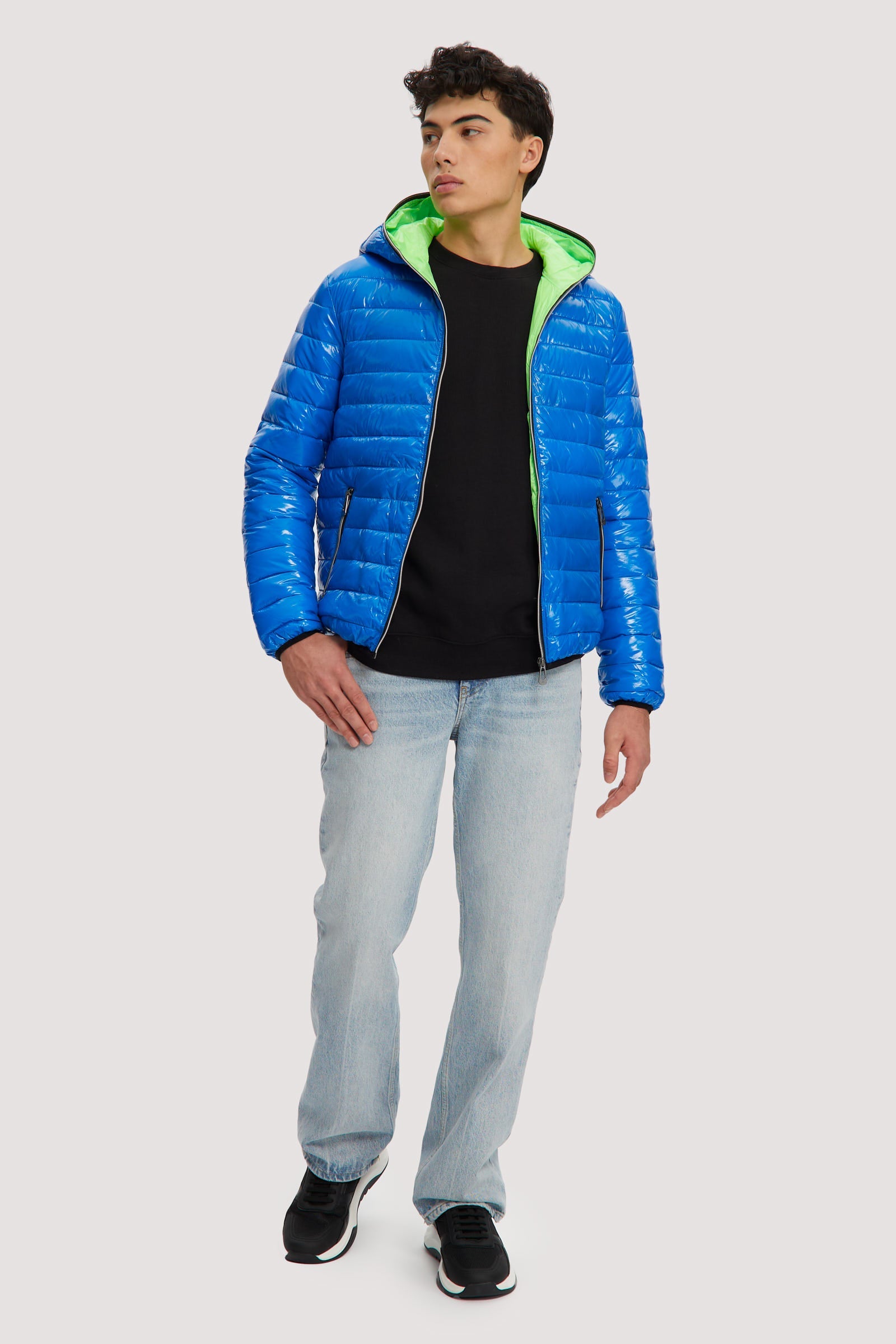Finn Short Length Puffer - Royal | Noize