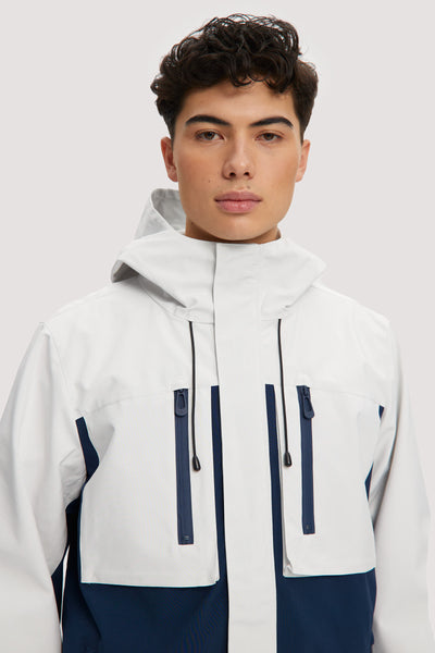 White/Navy