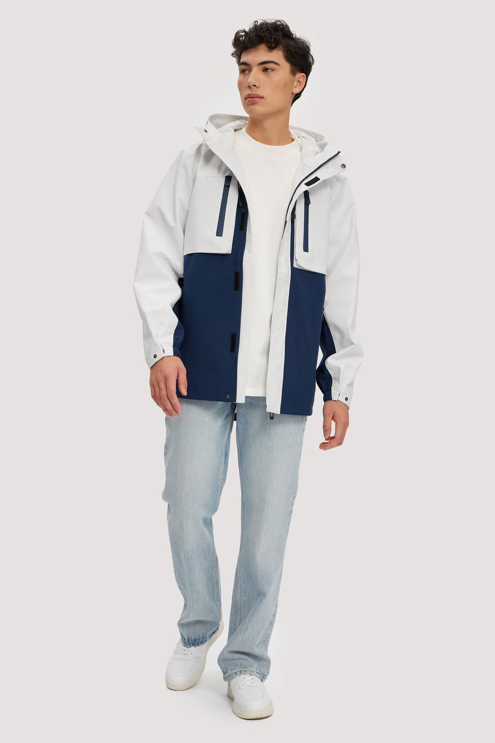 White/Navy