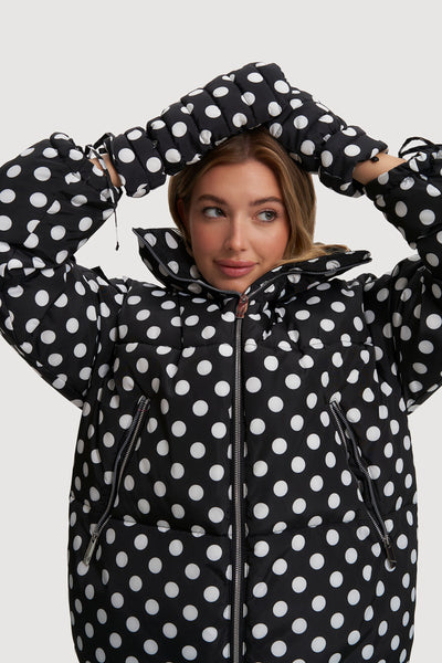 Black Polka Dots
