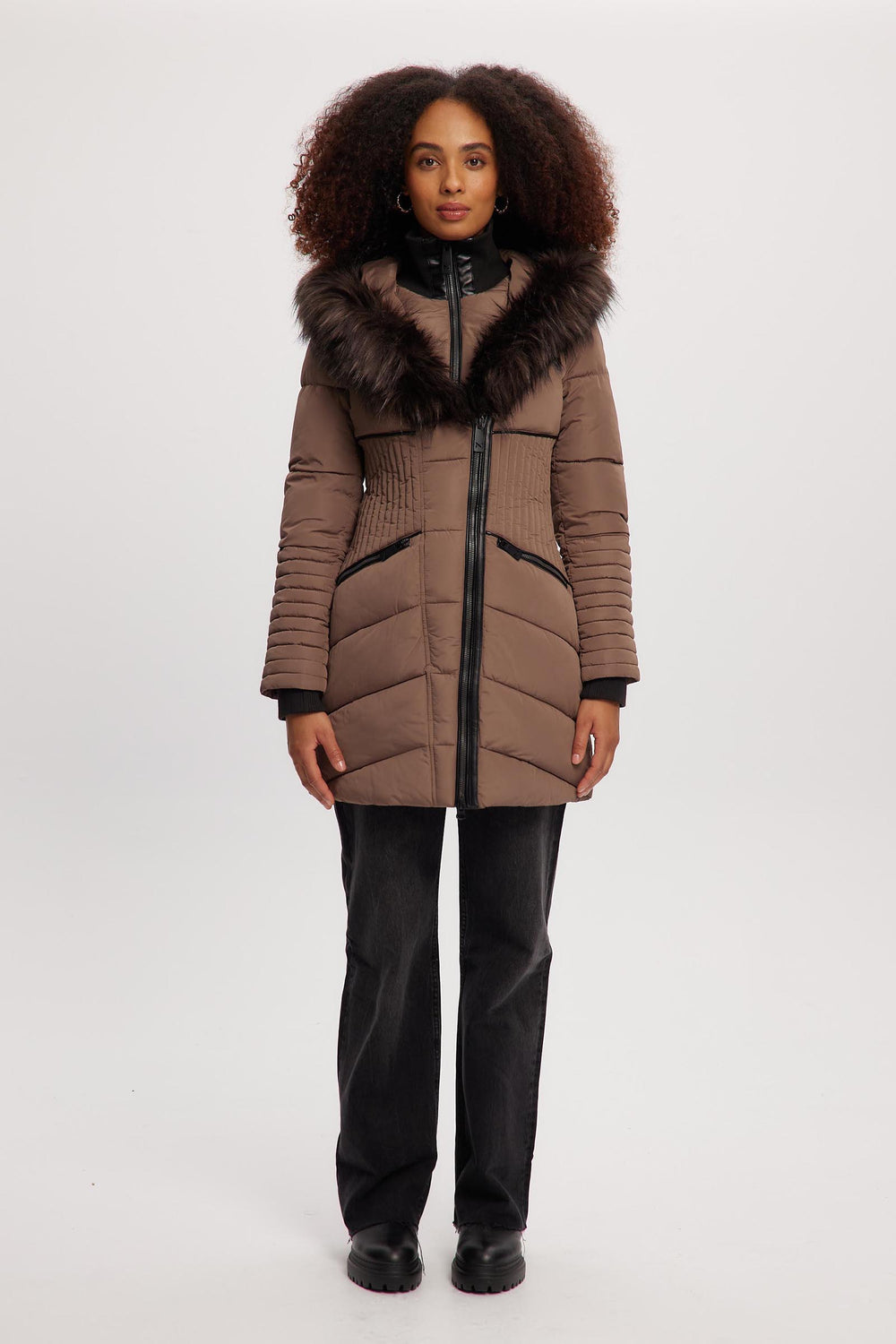 Gigi Mid Length Parka Noize