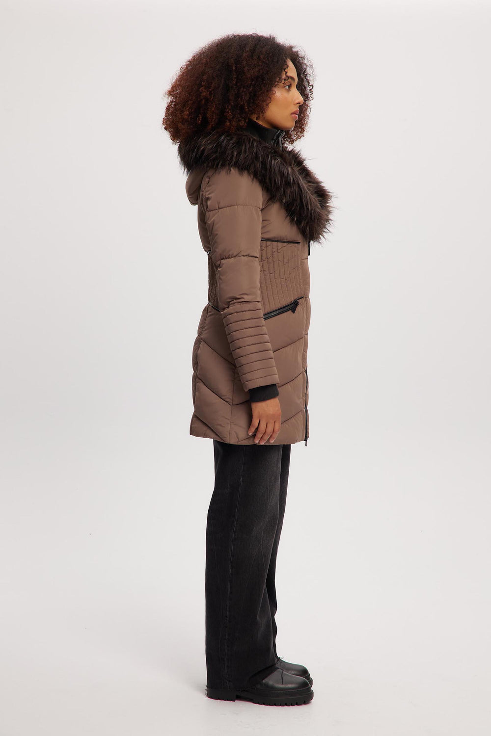 Gigi Mid Length Parka Noize