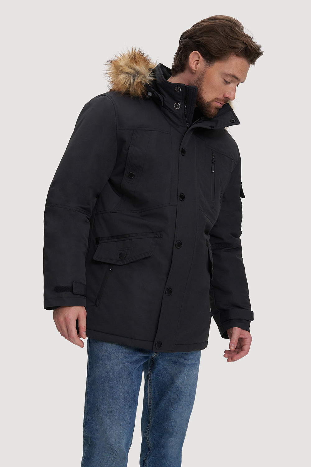 Russel Mid Length Parka Noize