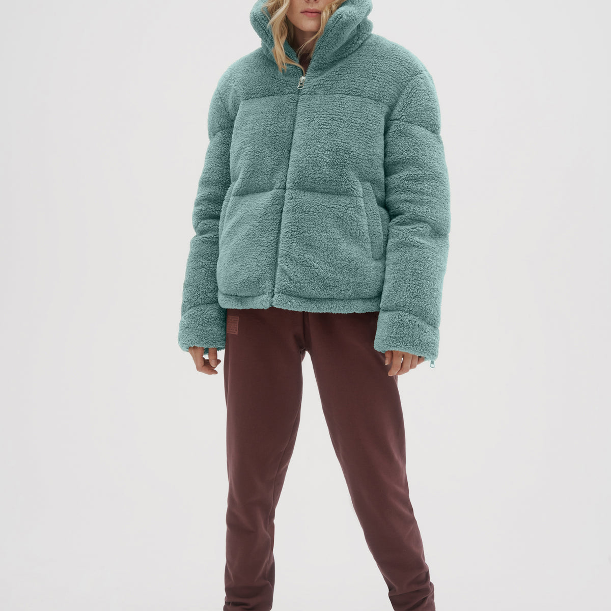 Kamala Short Length Vegan Sherpa Coat | Noize