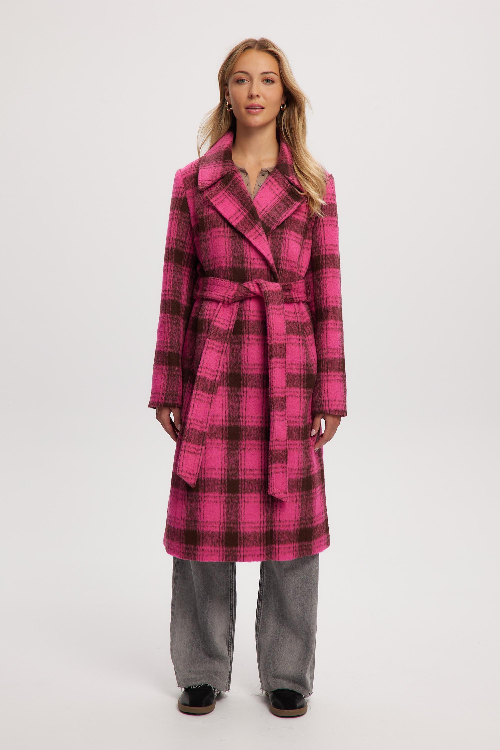 Plaid Vegan Wool Coats | Shop Women's Outerwear | Noize