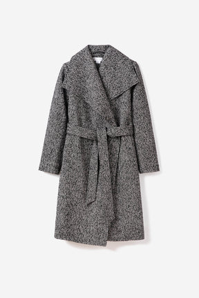 Lena-T Long Length Vegan Wool Coat | Noize