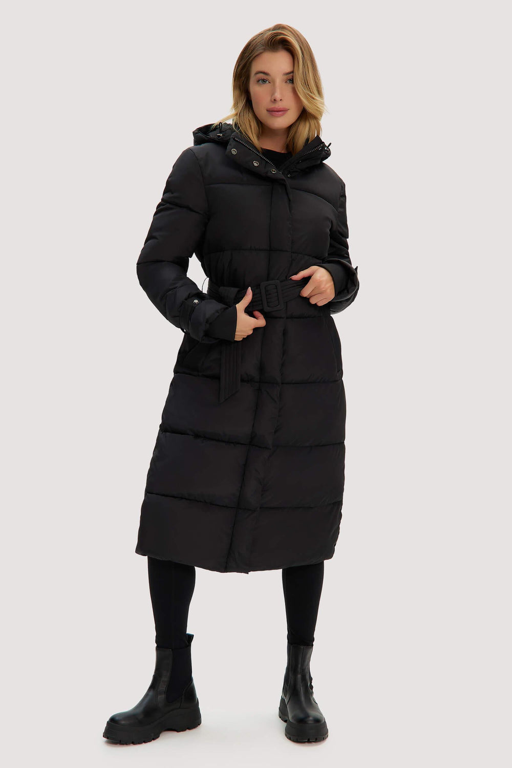 Mara black puffer jacket online