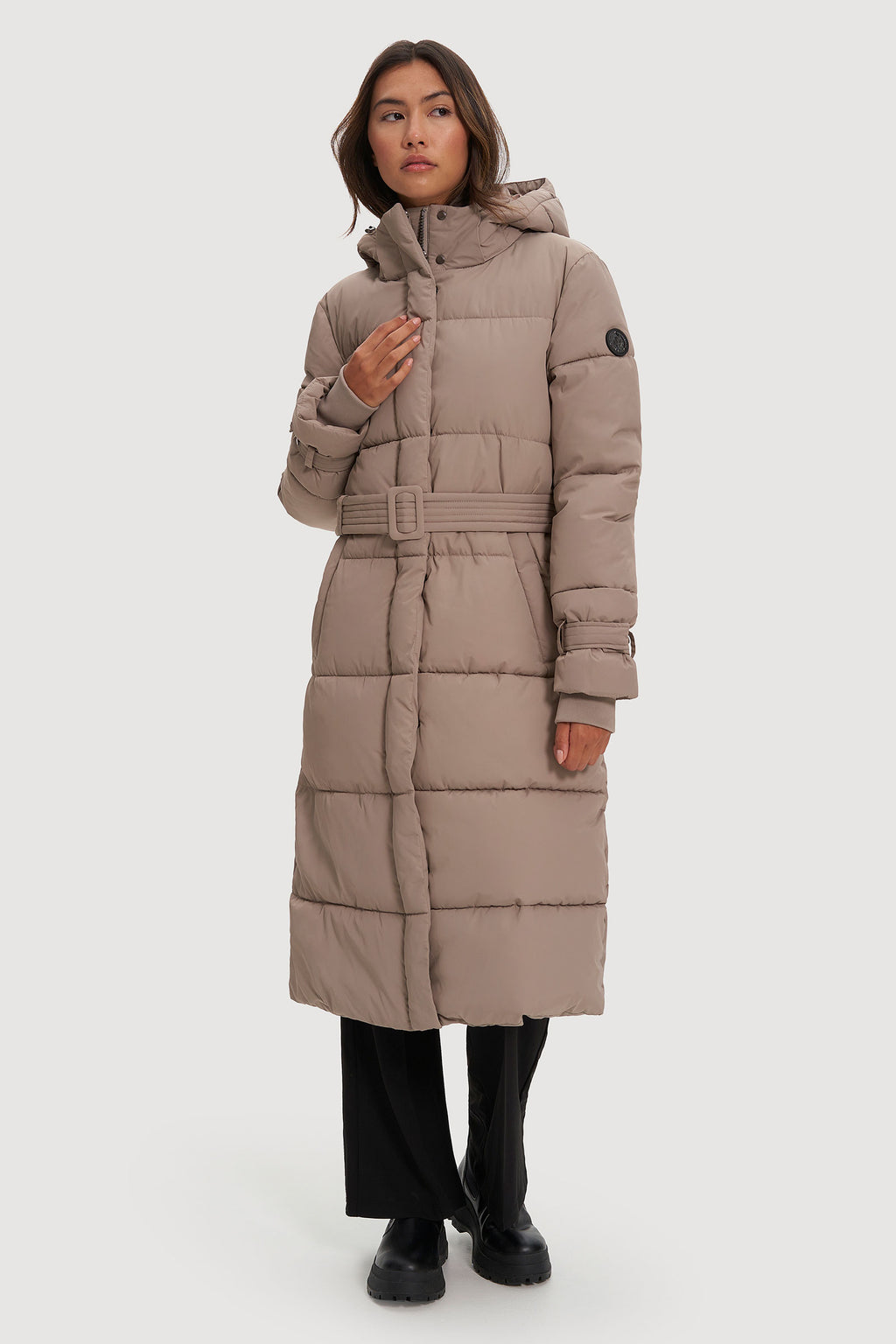 Noize katy clearance long puffer jacket