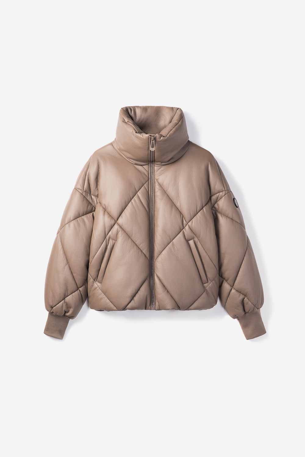 Paris X Short Length Vegan Leather Puffer Noize