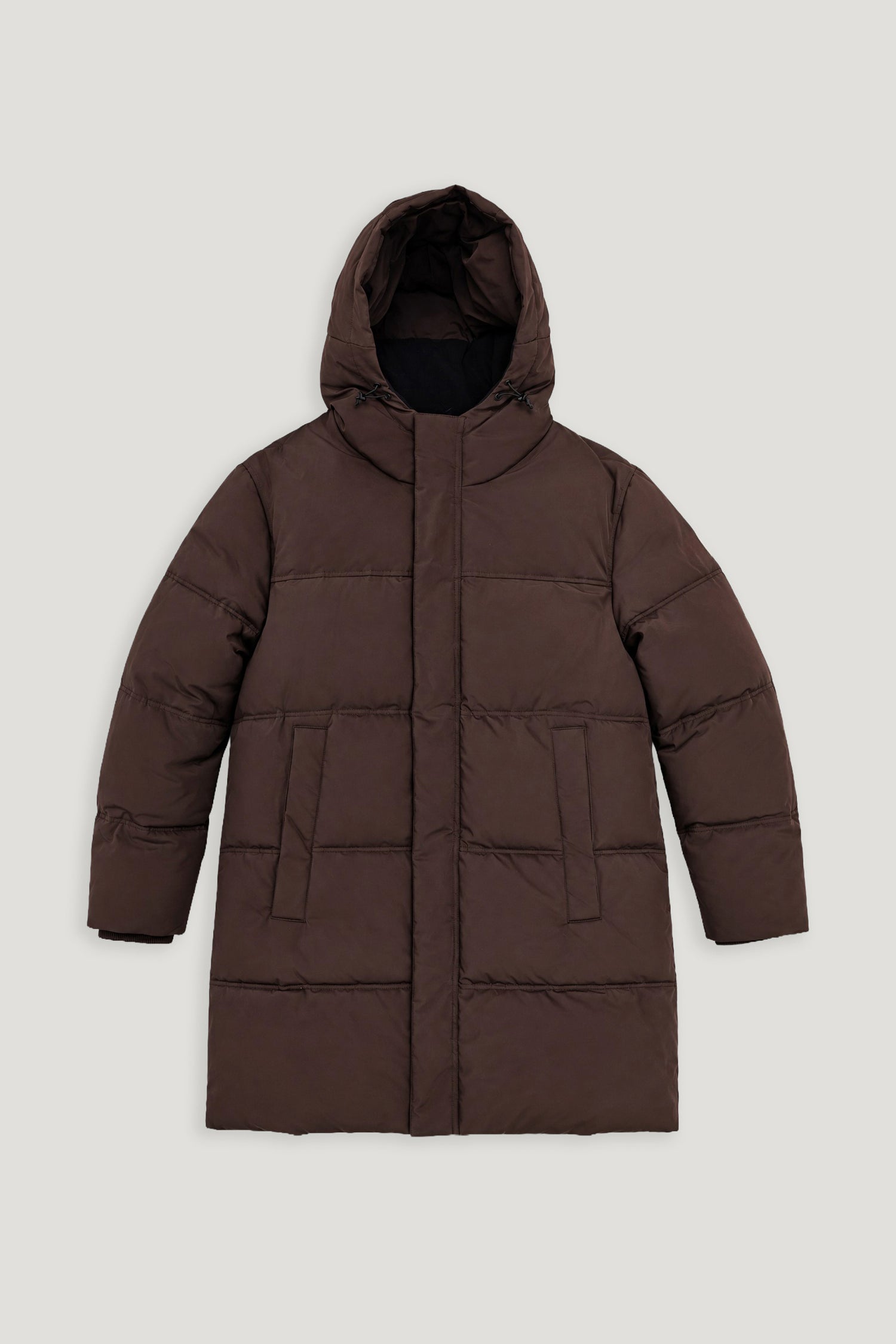 Parka longue Troy - Coffee | Noize