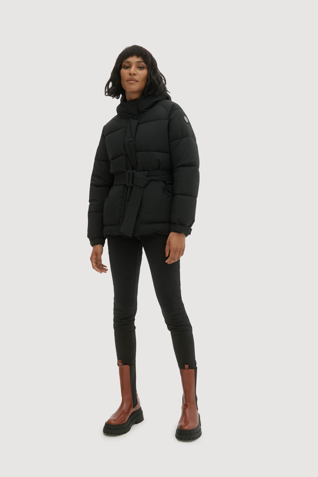 Missguided Ski Jacket With Matching Mittens And Fanny Pack, 60% OFF