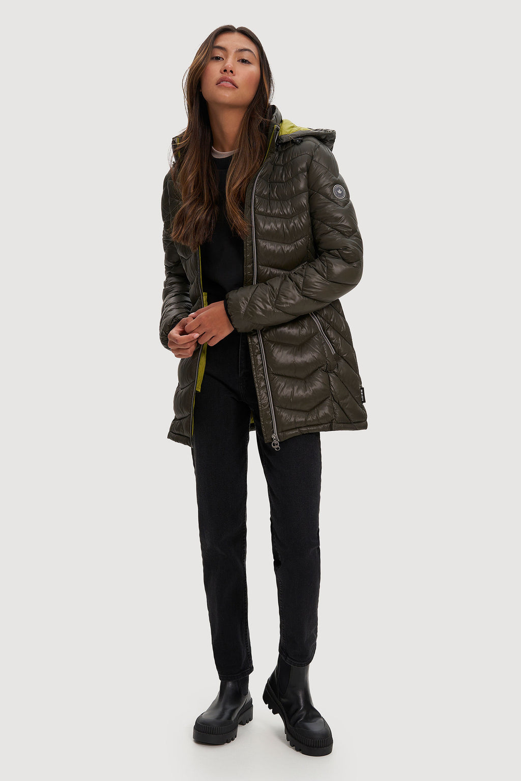 Claire Mid Length Puffer | Noize