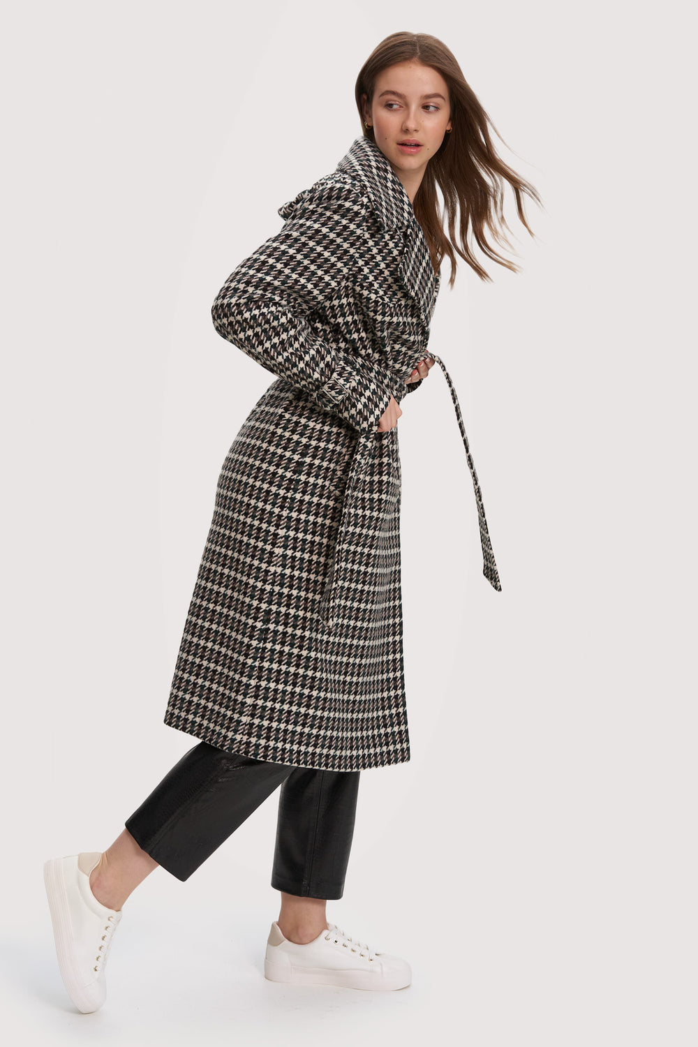 Francie Long Length Trench Coat | Noize