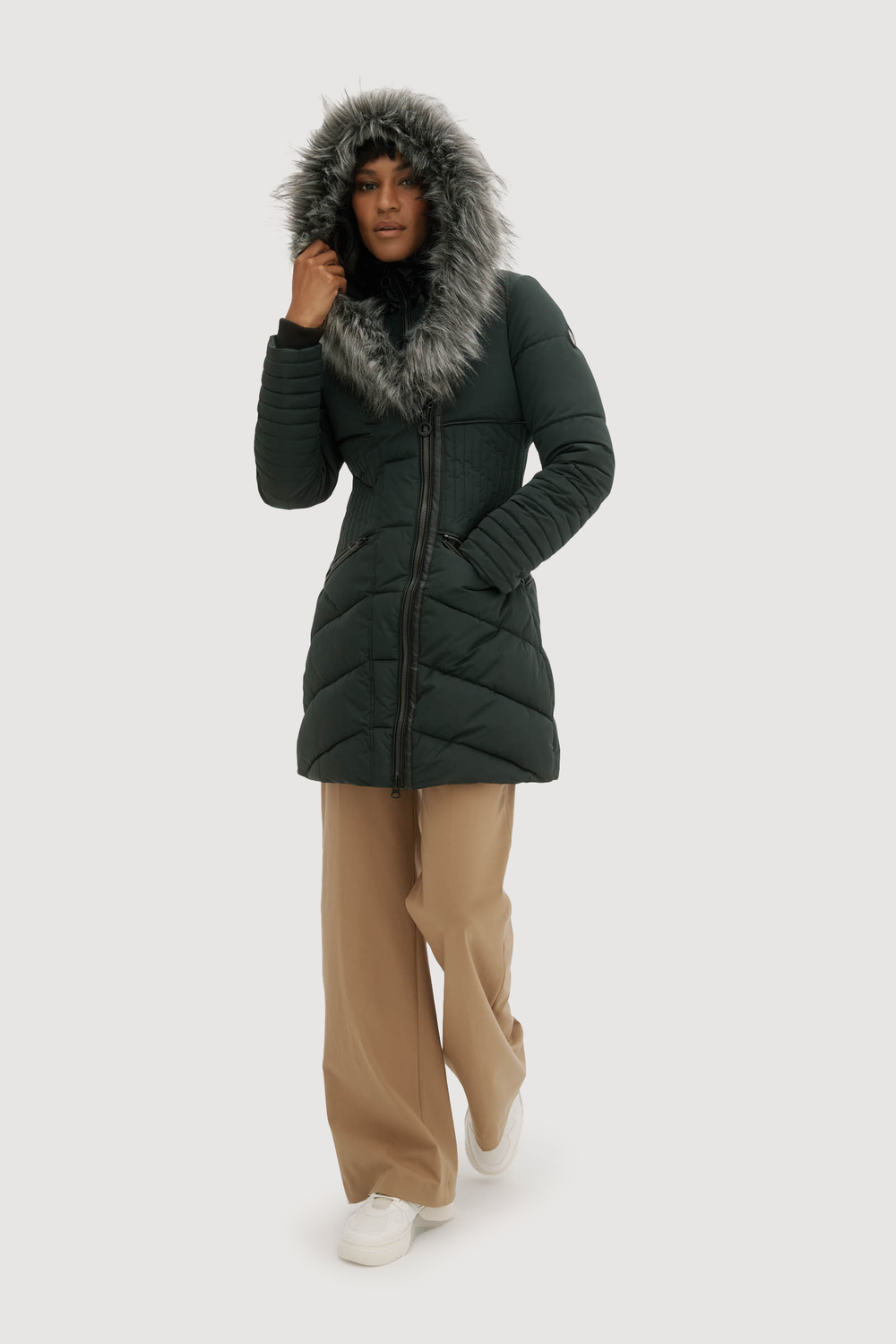 Gigi Mid Length Parka Noize