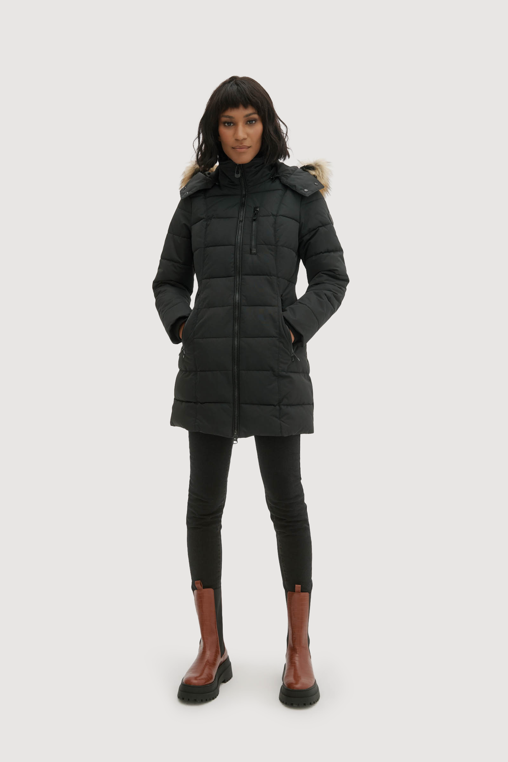 Hannah Mid Length Parka Noize