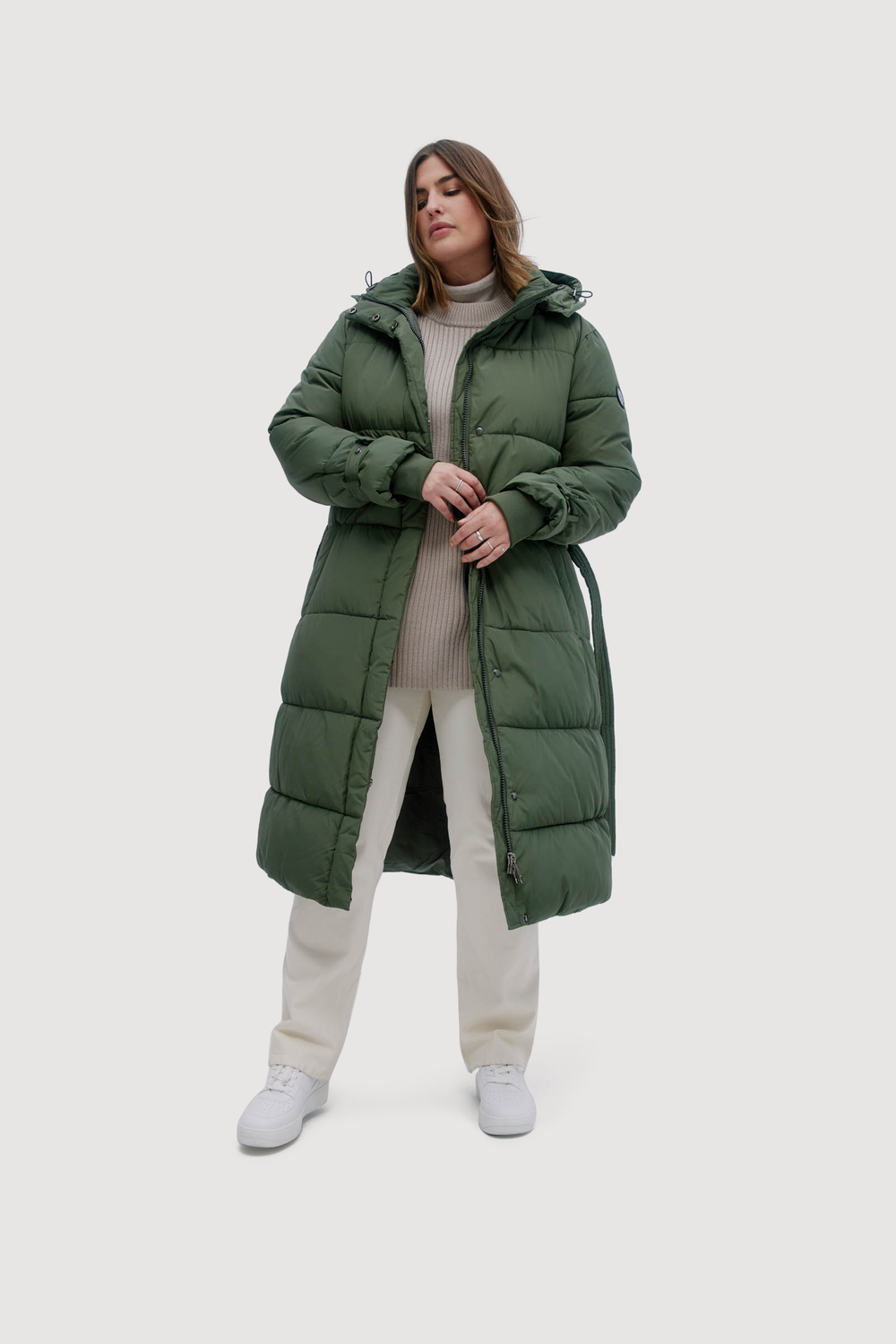 Manteau matelasse long Mara Plus