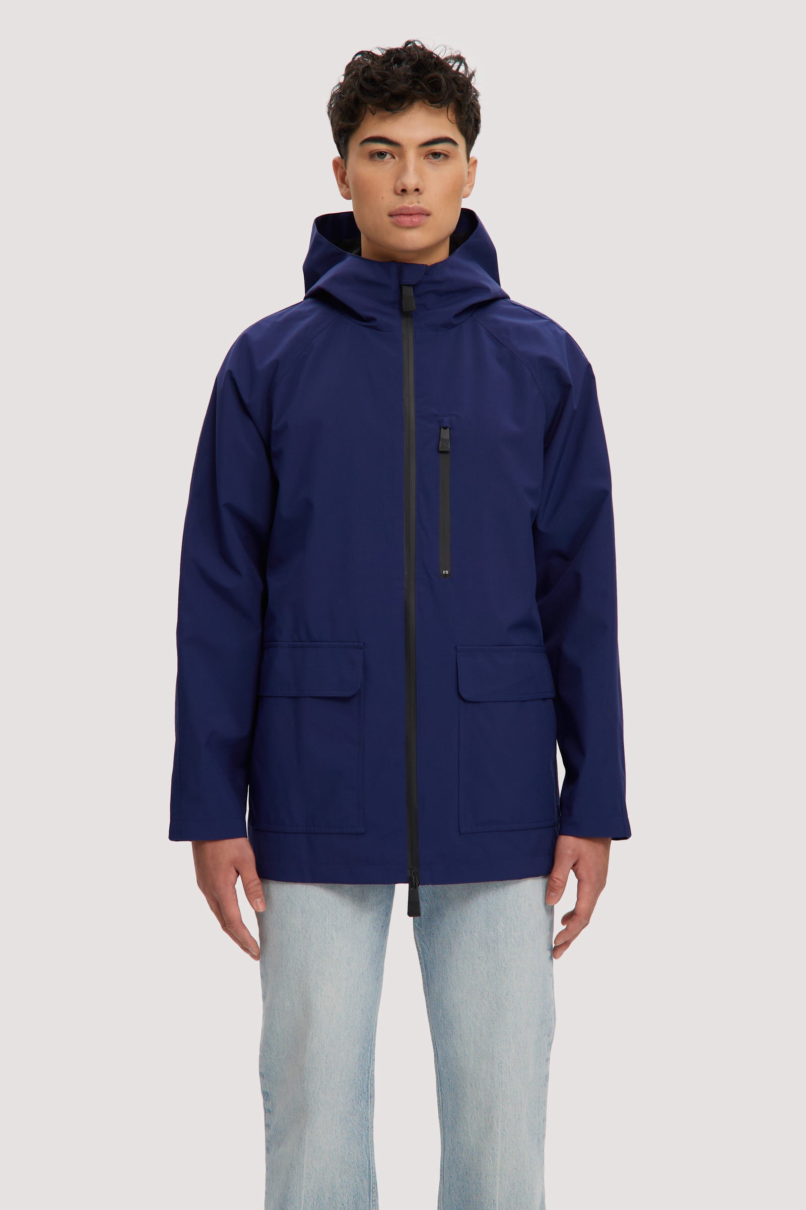 Oliver Mid Length Raincoat | Noize