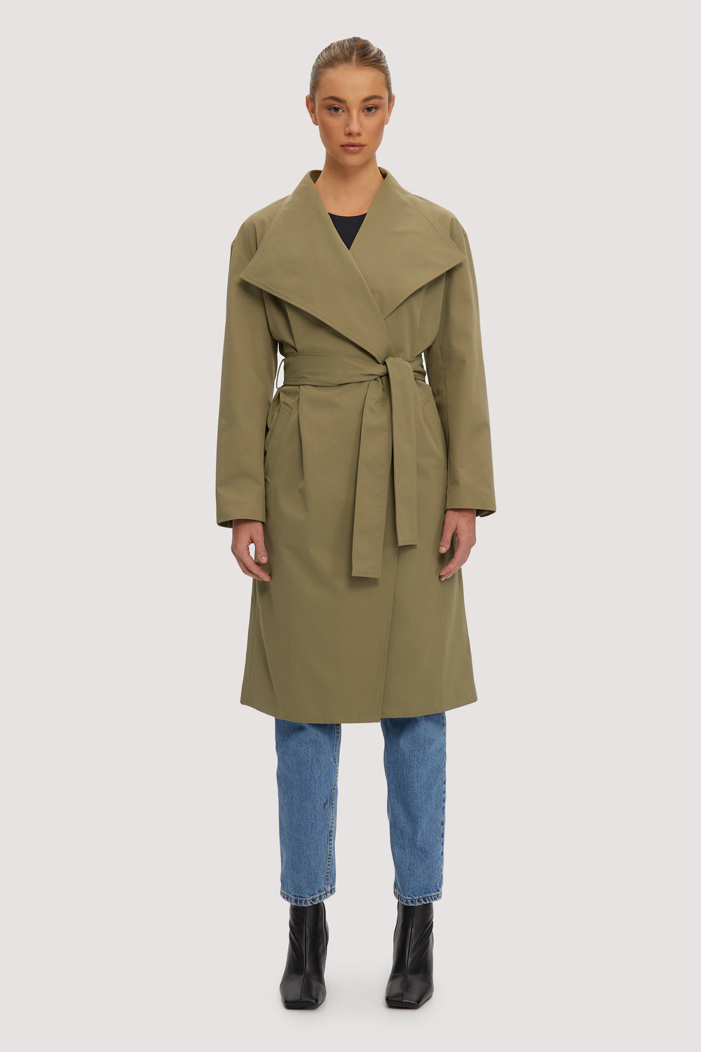 Rose Long Length Trenchcoat