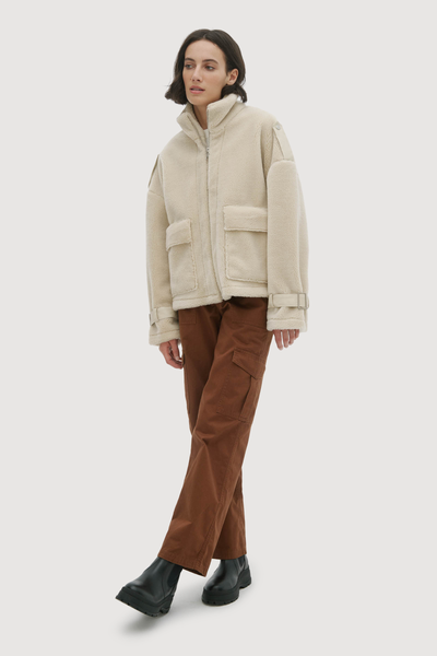 NKNIT/vegan fur big jacket【short】 faux fur big jacket – NKNIT