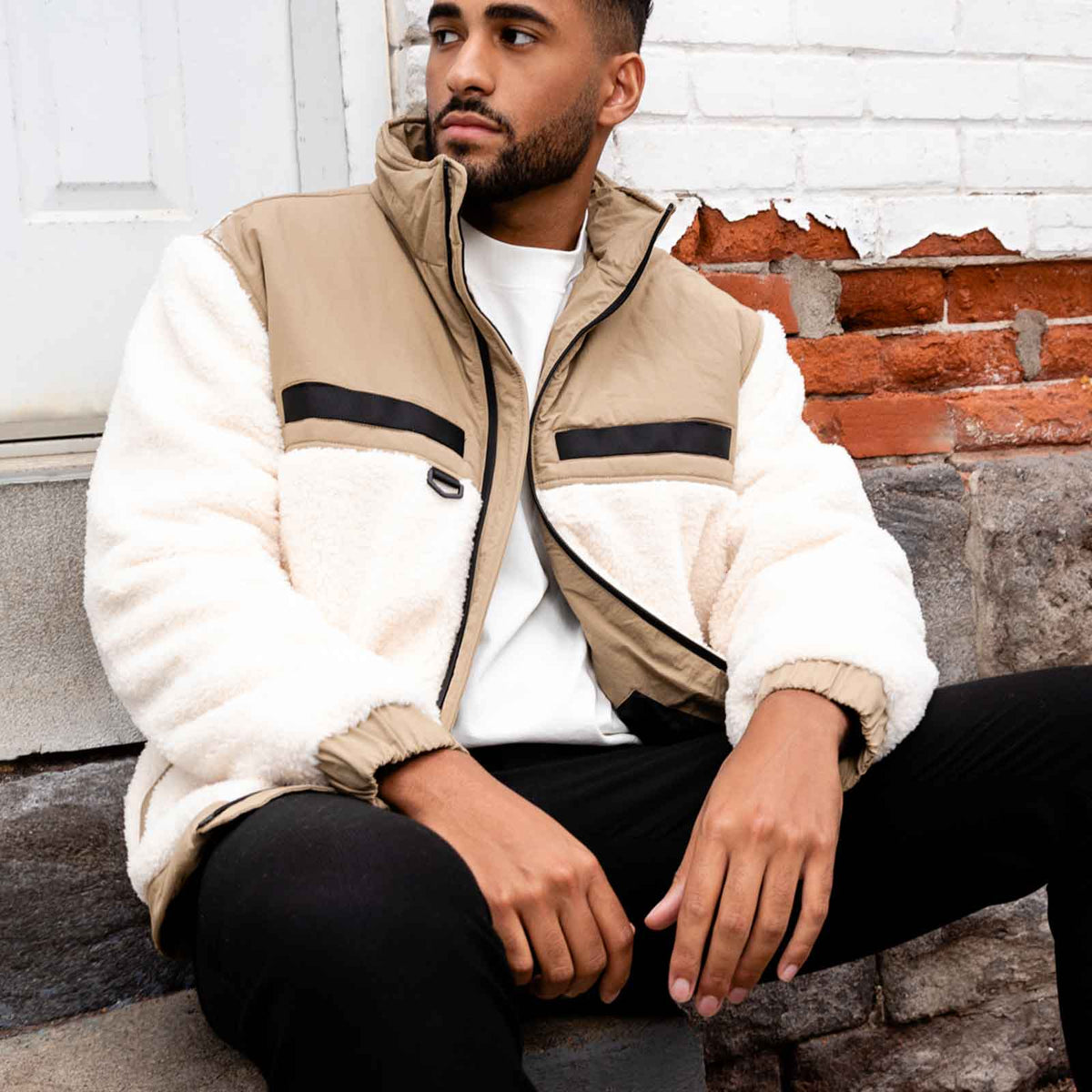 ジャケット・アウター Blair short jacket beige ANDMARY】Blair short jacket